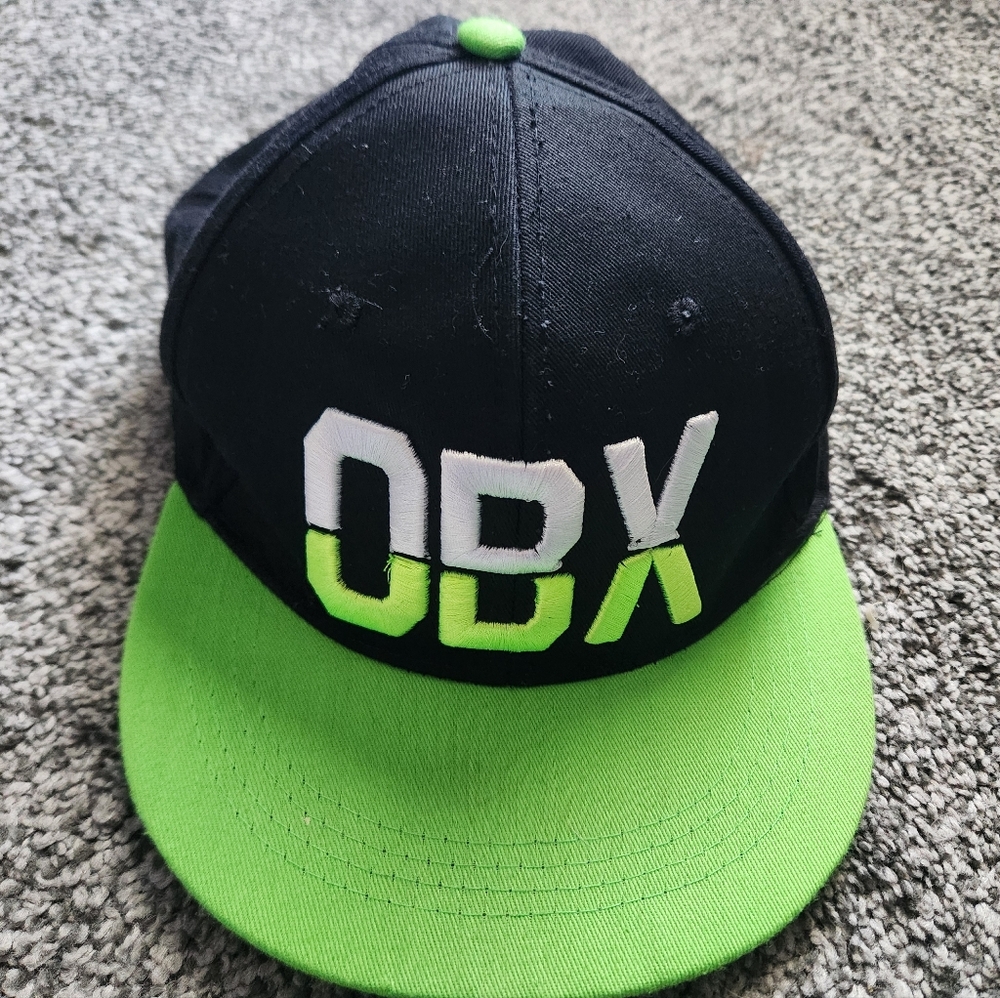 Outer Banks OBX - Lime Green/Gray/Black Trucker Kids Hat With Adjustable Strap